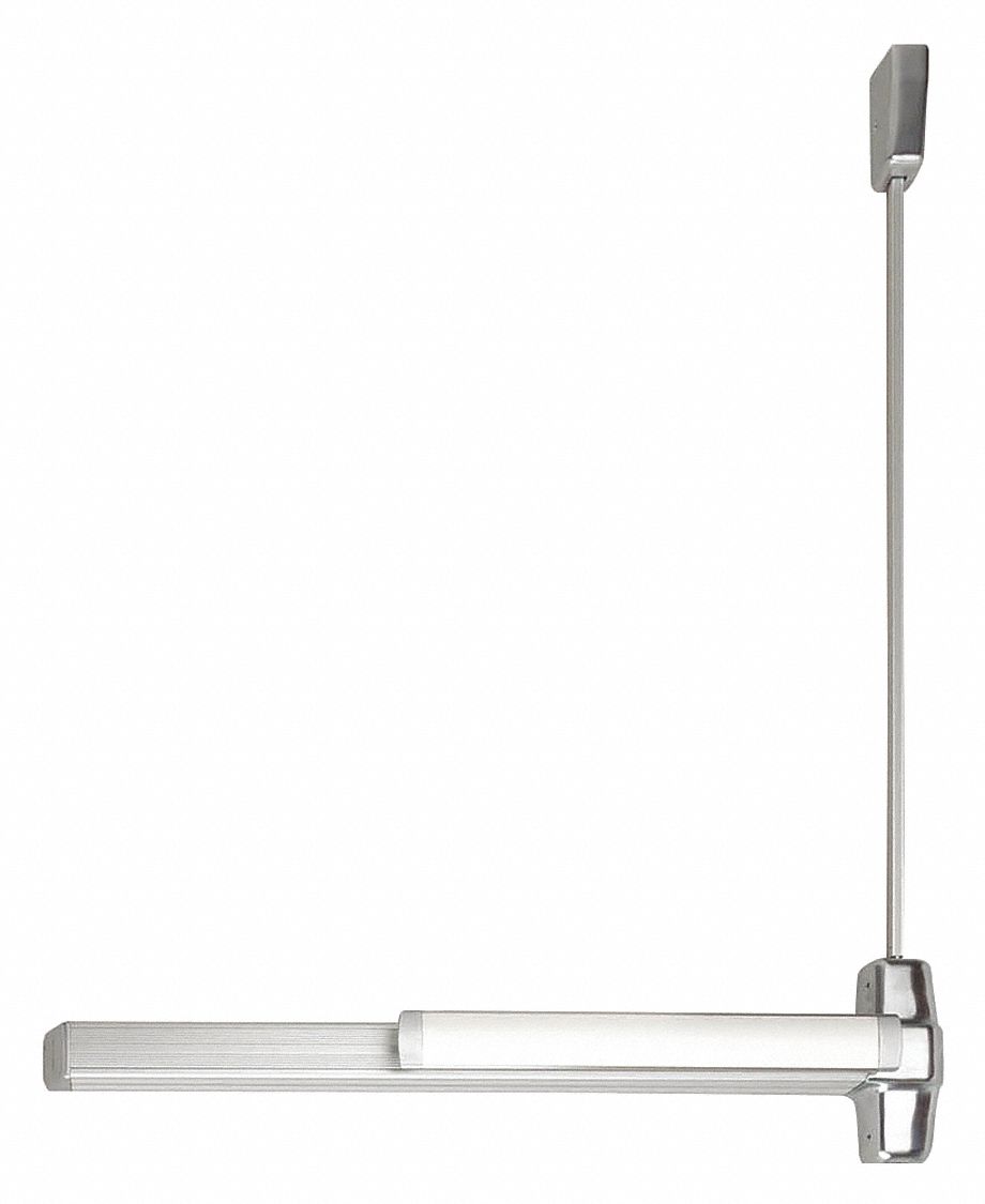 VON DUPRIN 9927EO-F 3 26D LBR Surface Vertical Rod,  Exit Device,  Satin Chrome,  99,  36 in Door Width