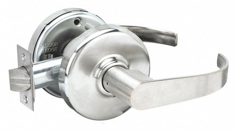 CORBIN CL3310 PZD 626 Lever Lockset,  Mechanical,  Extra Heavy Duty,  Not Keyed,  Satin Chrome,  2 3/4 in Backset