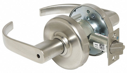 CORBIN CL3340 PZD 626 Lever Lockset,  Mechanical,  Extra Heavy Duty,  Not Keyed,  Satin Chrome,  2 3/4 in Backset