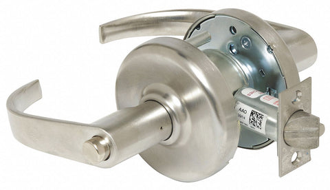 CORBIN CL3320H PZD 626 Lever Lockset,  Mechanical,  Extra Heavy Duty,  Not Keyed,  Satin Chrome,  2 3/4 in Backset