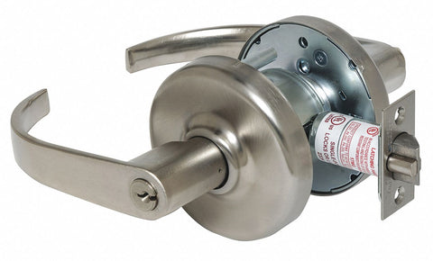 CORBIN CL3332 PZD 626 Lever Lockset,  Mechanical,  Extra Heavy Duty,  Keyed Different,  Satin Chrome,  2 3/4 in Backset