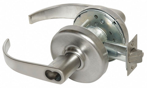 CORBIN CL3375 PZD 626 CL6 Lever Lockset,  Mechanical,  Extra Heavy Duty,  Not Keyed,  Satin Chrome,  2 3/4 in Backset