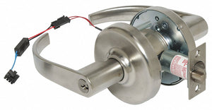 CORBIN CL33905 PZD 626 12AD Lever Lockset,  Electrical,  Extra Heavy Duty,  Keyed Different,  Satin Chrome,  2 3/4 in Backset