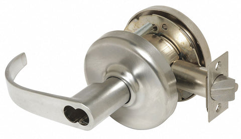 CORBIN CL3391 PZD 626 M08 Lever Lockset,  Mechanical,  Extra Heavy Duty,  Not Keyed,  Satin Chrome,  2 3/4 in Backset