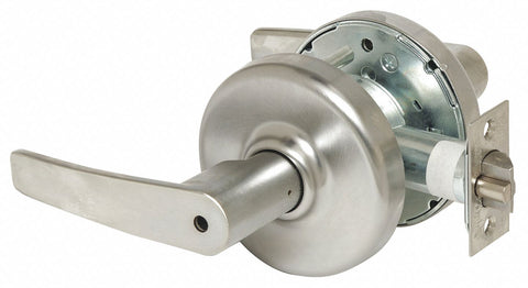 CORBIN CL3320 AZD 626 Lever Lockset,  Mechanical,  Extra Heavy Duty,  Not Keyed,  Satin Chrome,  2 3/4 in Backset