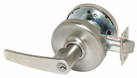 CORBIN CL3391 AZD 626 Lever Lockset,  Mechanical,  Extra Heavy Duty,  Keyed Different,  Satin Chrome,  2 3/4 in Backset