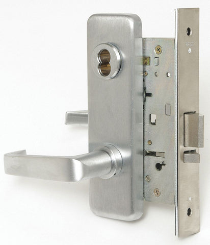 BEST 45HW7DEU15J630 Mortise Lockset,  Electrical,  Satin Chrome,  2 3/4 in Backset,  Mortise