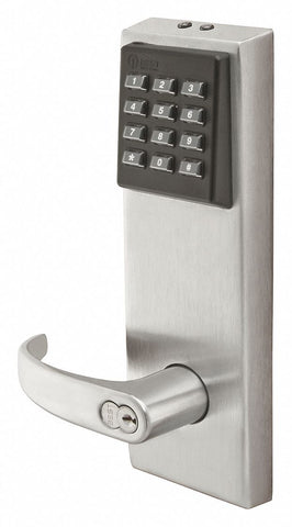 STANLEY SECURITY SOLUTIONS 9KZ37DV14KPSTK626 Lever,  Electrical,  Extra Heavy Duty,  Not Keyed,  Satin Chrome,  2 3/4 in Backset,  Cylindrical