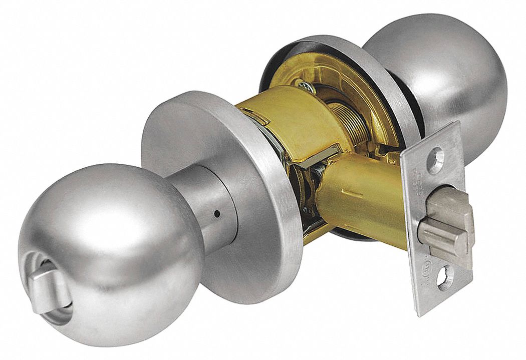 CORBIN CK4320 GRC 630 Knob Lockset,  Mechanical,  Knob,  Cylindrical,  Privacy,  1