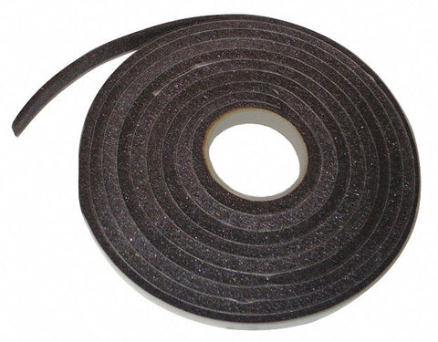 Door Frame Weatherstrip, 84" Overall Length, Adjustable Insert Type, Cellular Rubber Insert Material