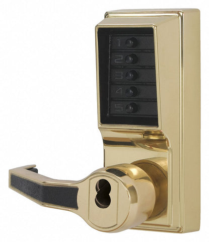KABA SIMPLEX LLP1020B-03-41 Mechanical Push Button Lockset,  Lever,  Entry