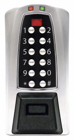 KABA E-PLEX E5770-626-41 Electronic Locks, 2-3/4 in Backset, Cylindrical, Satin Chrome, 1/2 in Latch Length