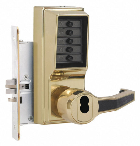 KABA SIMPLEX R8146B-03-41 Mechanical Push Button Lockset,  Lever,  Entry