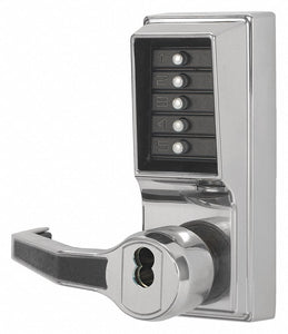 KABA SIMPLEX LR1021B-026-41 Mechanical Push Button Lockset,  Lever,  Entry