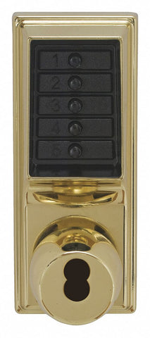 KABA SIMPLEX 1021B-03-41 Mechanical Push Button Lockset,  Knob,  Entry