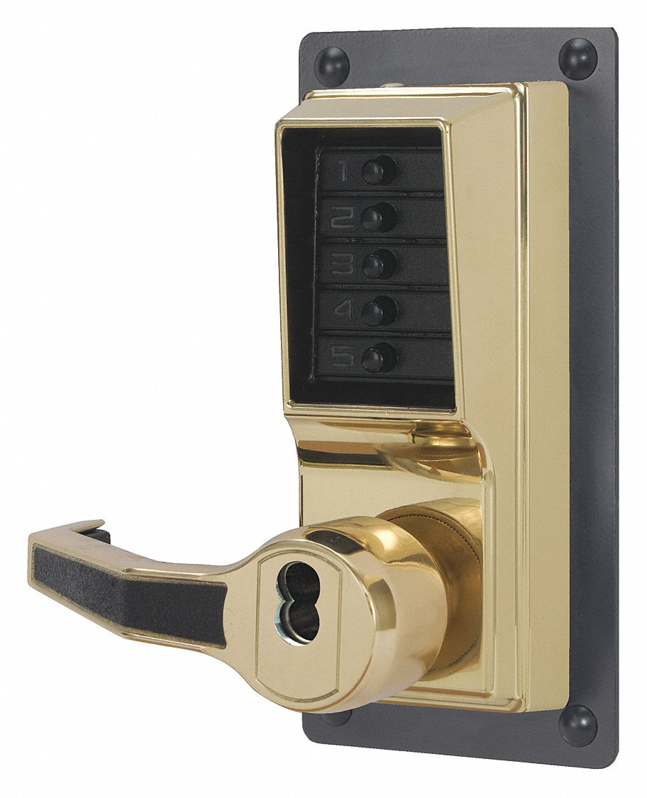 KABA SIMPLEX LRP1020B-03-41 Mechanical Push Button Lockset,  Lever,  Entry