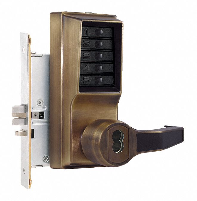 KABA SIMPLEX R8146B-05-41 Mechanical Push Button Lockset,  Lever,  Entry