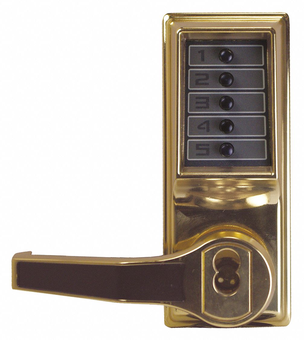 KABA SIMPLEX LL1021B-03-41 Mechanical Push Button Lockset,  Lever,  Entry