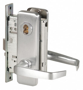 BEST 45H7A15J626LHRB Door Lever Lockset,  Mechanical,  Heavy Duty,  Not Keyed,  Satin Chrome,  Mortise