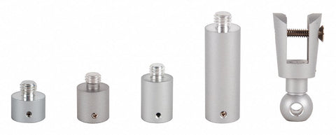 LCN SEM7810-517 AL Door Holder, Wall/Floor Mount, Aluminum