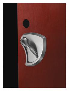 CORBIN ML2068 BHSS 630 RH LC Door Lever Lockset,  Mechanical,  Standard Duty,  Not Keyed,  Stainless Steel,  2 3/4 in Backset