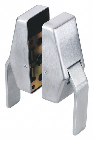 SCHLAGE HL6-9010 626 Push-Pull Lever,  Mechanical,  Standard Duty,  Not Keyed,  Satin Chrome,  2 3/4 in Backset,  Mortise