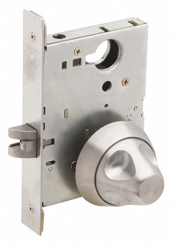SCHLAGE L9010 SK1 630 Antiligature Mortise Lockset,  Mechanical,  Knob,  Mortise,  Passage,  1