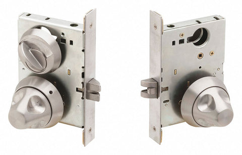 SCHLAGE L9040 SK1 630 Antiligature Mortise Lockset,  Mechanical,  Knob,  Mortise,  Privacy,  1