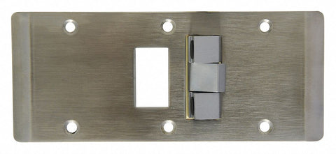 IVES 299AS-7 630 Emergency Strike,  Universal,  6 3/4 in Length,  2 5/64 in Width,  Satin Stainless Steel,  Steel