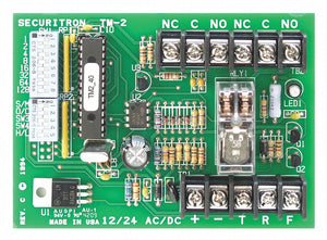 SECURITRON TM-2 Exit Delay Timer, Plastic, Dual Volatge