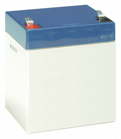 SECURITRON B-24-5 Battery, ABS, Powder Coated, 5-1/2 in. L, 5A