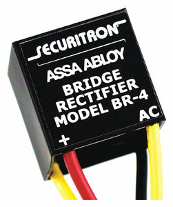 SECURITRON BR-4 Bridge Rectifier, Plastic, Power System, 4A