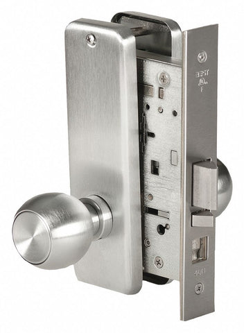 BEST 45H7A4J626RH Mortise Lockset,  Mechanical,  Keyed Different,  Satin Chrome,  2 3/4 in Backset,  Mortise