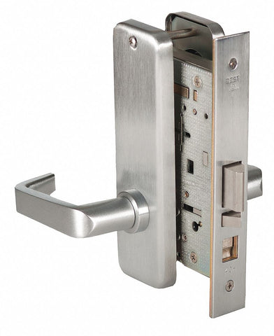 BEST 45H7R15J626RH Mortise Lockset,  Mechanical,  Keyed Different,  Satin Chrome,  2 3/4 in Backset,  Mortise