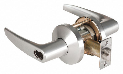 BEST 9K37D16DS3626 Lever,  Mechanical,  Extra Heavy Duty,  Keyed Different,  Satin Chrome,  2 3/4 in Backset