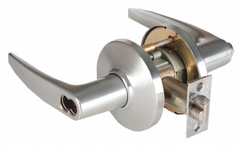 BEST 9K37T16DS3626 Lever,  Mechanical,  Extra Heavy Duty,  Keyed Alike,  Satin Chrome,  2 3/4 in Backset,  Cylindrical