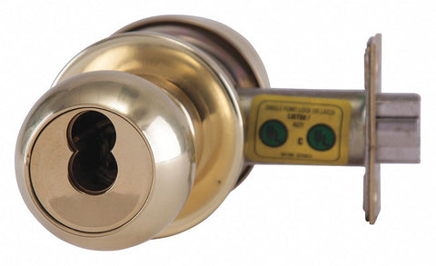 BEST 8K37AB4CS3605 Knob Lockset,  Mechanical,  Knob,  Cylindrical,  Entrance,  1