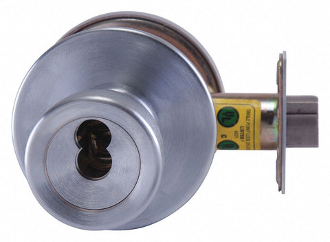 BEST 8K37AB6AS3626 Knob Lockset,  Mechanical,  Knob,  Cylindrical,  Entrance,  1