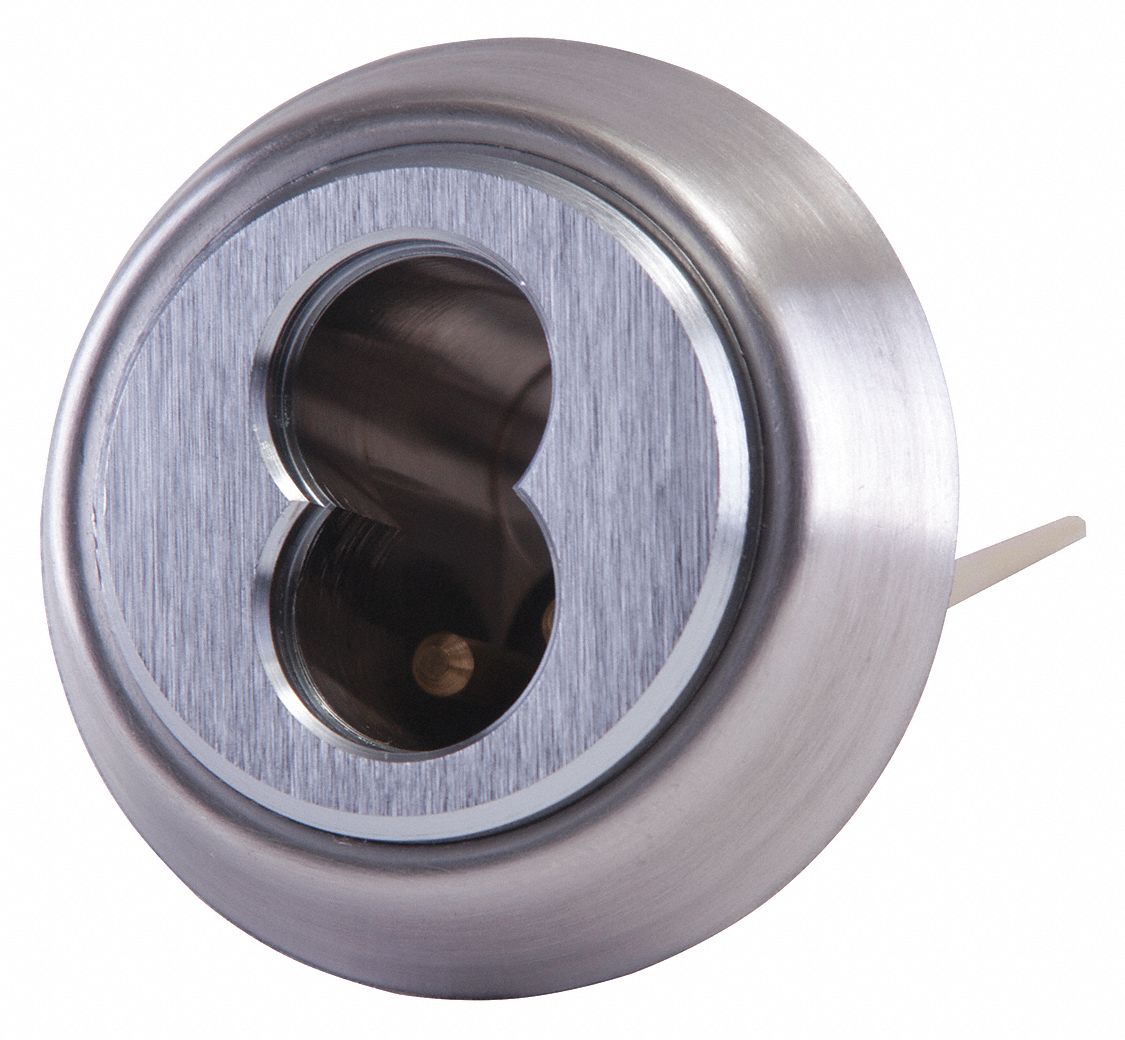 BEST 12E72-S2RP626 Lockset Cylinder, Satin Chrome