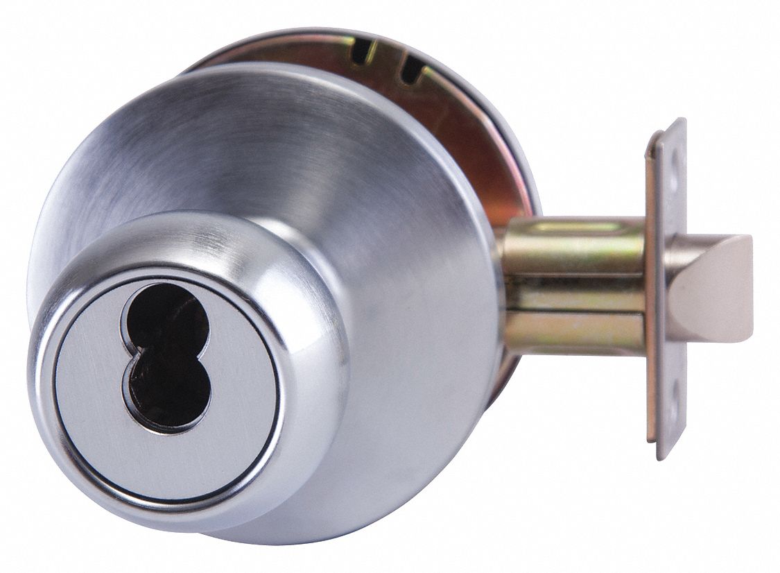 BEST 6K37AB4CS3626 Knob Lockset,  Mechanical,  Knob,  Cylindrical,  Entrance,  2