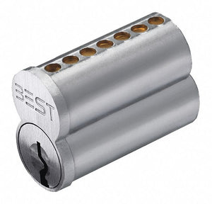 BEST 1C7G1626 Interchangeable Core, Satin Chrome