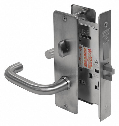 CORBIN ML2030 LWA 626 Mortise Lockset,  Mechanical,  Satin Chrome,  2 3/4 in Backset,  Mortise