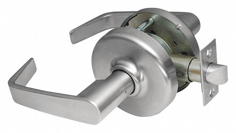 CORBIN CL3870 NZD 626 Lever,  Mechanical,  Medium Duty,  Not Keyed,  Satin Chrome,  2-3/8 in or 2-3/4 in Backset