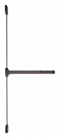 FALCON EXITS F19-V-EO SP313 4FT LHR Surface Vertical Rod,  Exit Device,  Dark Bronze,  19,  48 in Door Width