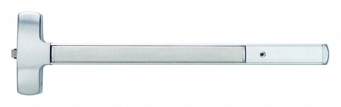 FALCON EXITS 25-R-EO 3 32D Rim,  Exit Only Exit Device,  Satin Stainless Steel,  25,  36 in Door Width