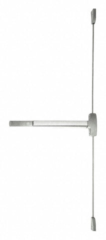 FALCON EXITS 25-V-EO 3 26D Surface Vertical Rod,  Exit Only Exit Device,  Satin Chrome,  25,  36 in Door Width