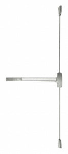 FALCON EXITS 25-V-EO 4 26D Surface Vertical Rod,  Exit Only Exit Device,  Satin Chrome,  25,  48 in Door Width