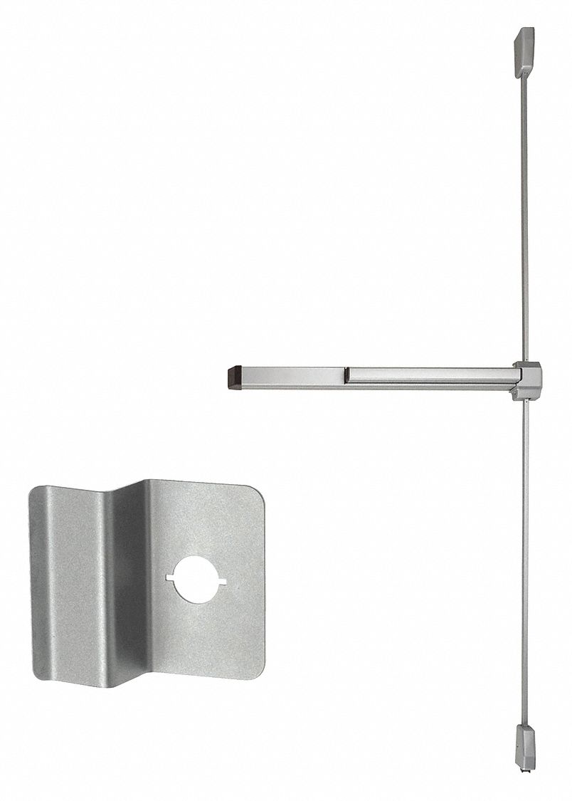 VON DUPRIN 2227NL-4-SP28 Surface Vertical Rod,  Exit Device,  Aluminum,  22,  48 in Door Width