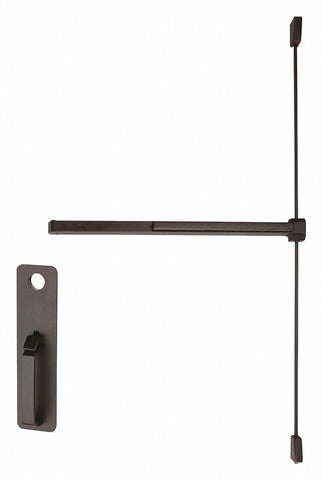 VON DUPRIN 2227TP-4-313 Surface Vertical Rod,  Exit Device,  Dark Bronze,  22,  48 in Door Width