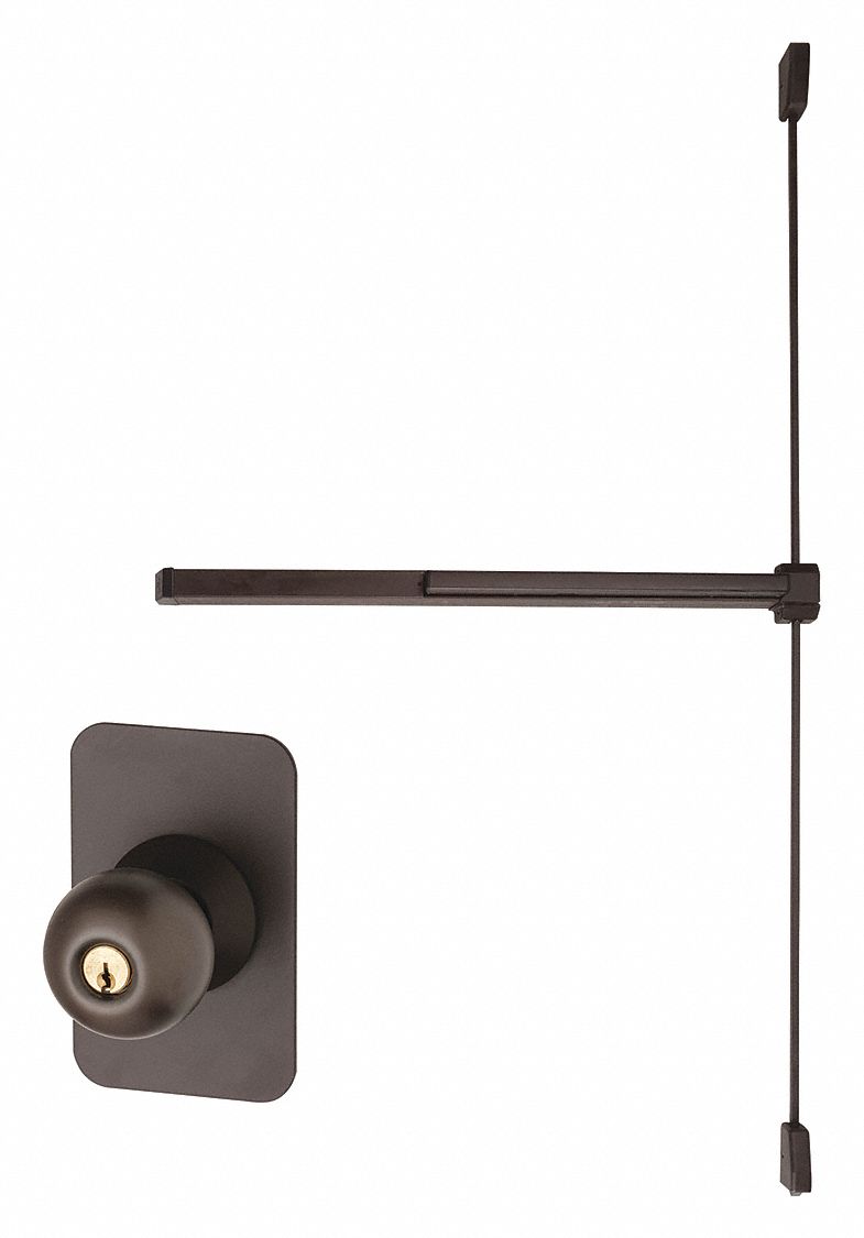 VON DUPRIN 22K-F-4-313 Rim,  Exit Device,  Dark Bronze,  22,  48 in Door Width